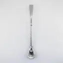 art. 121 Bombilla Alpaca Brasilera Bañada en plata caño repujado entero y coco paleta