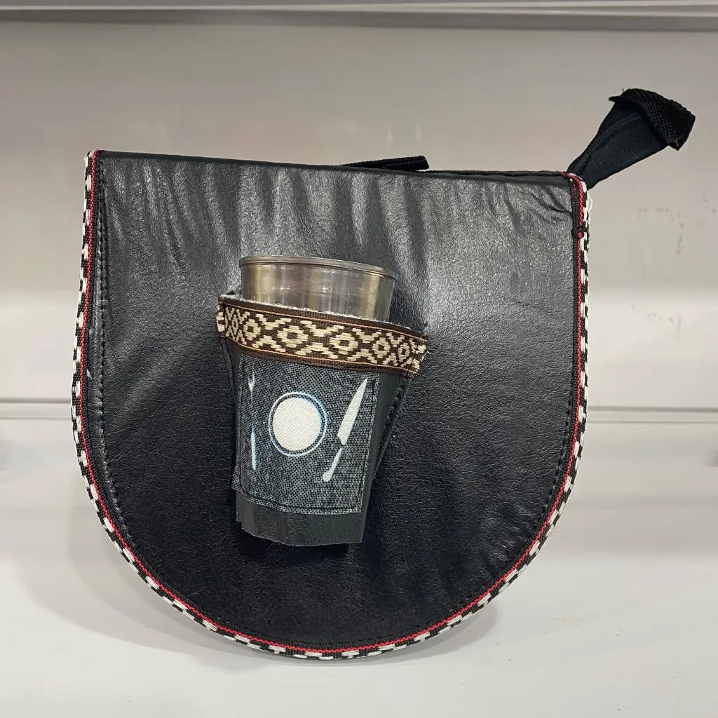 Porta plato con cierre y vaso (camuflado)