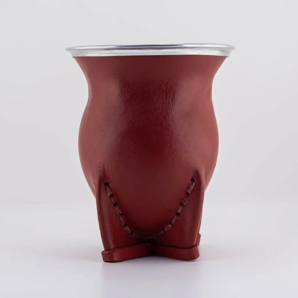 Mate camionero de calabaza y virola de acero