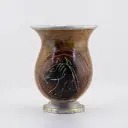 Mate calabaza con base y virola de aluminio