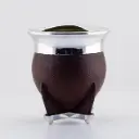 Mate de PVC con o sin tapa con virola trabajada
