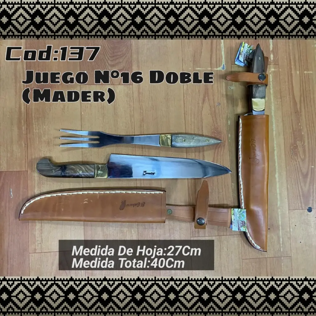 [c137] Juego N°16 Doble (Madera)