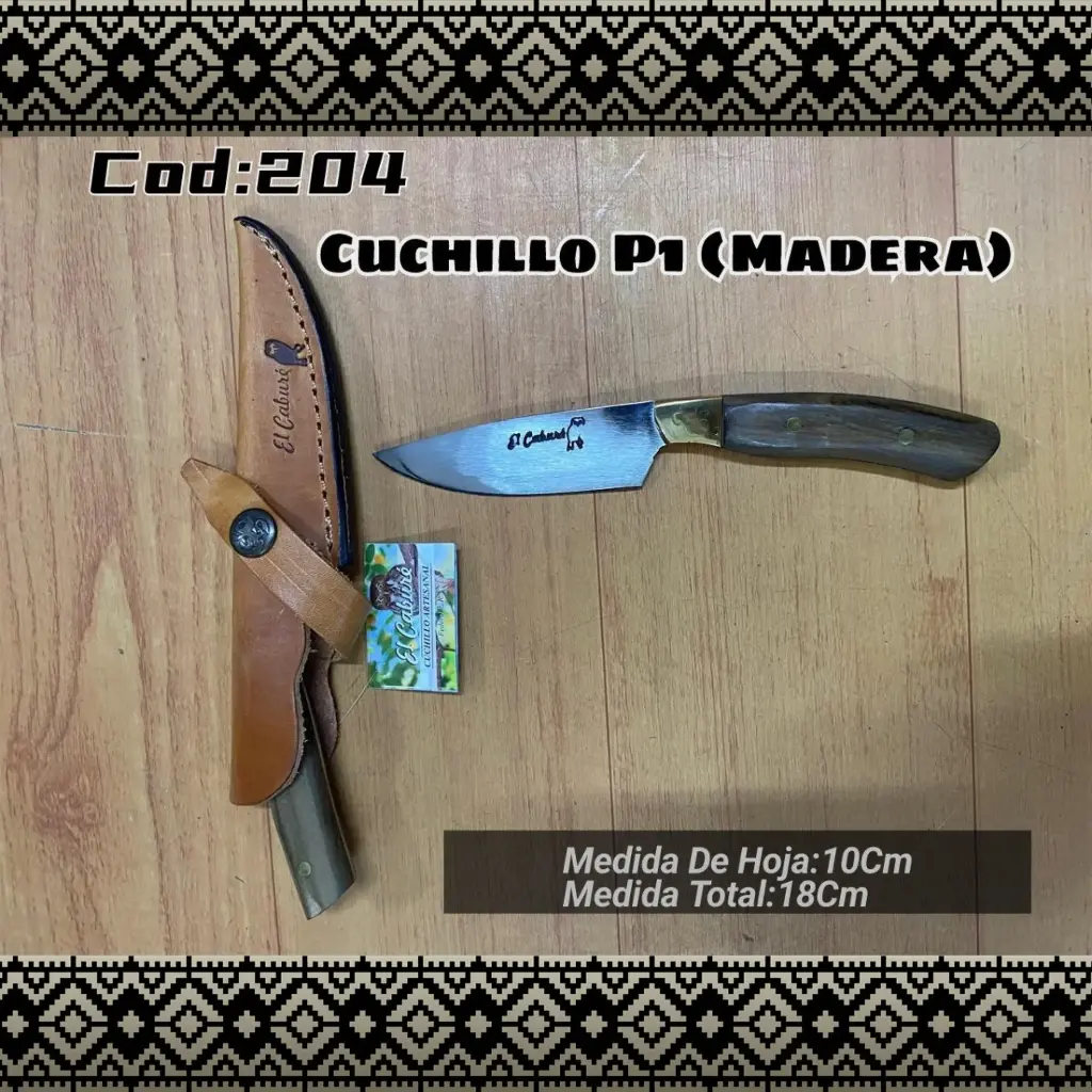 [c204] Cuchillo P1 (Madera)
